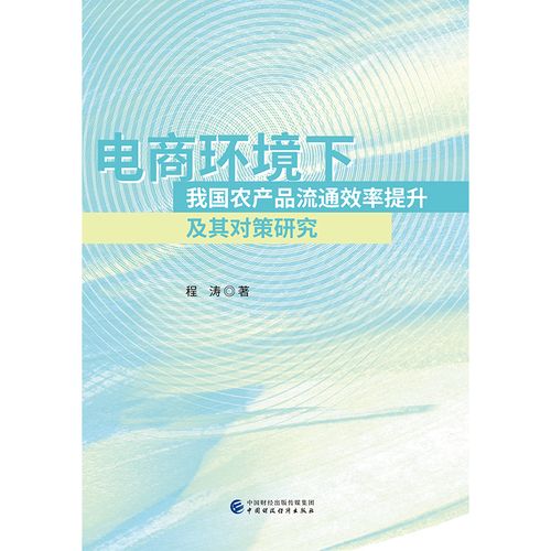 正版图书 电商环境下我国农产品流通效率提升及其对策研究 行业经济类